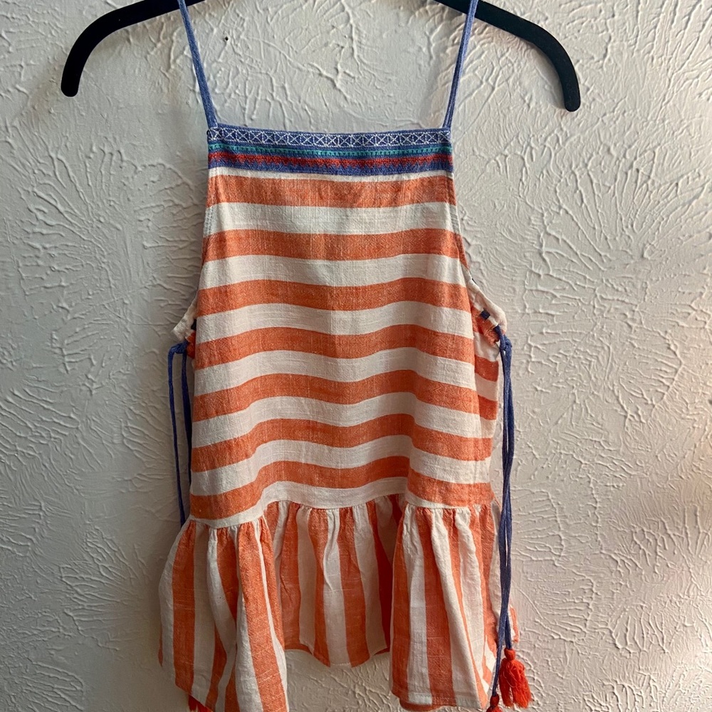 Striped linen top